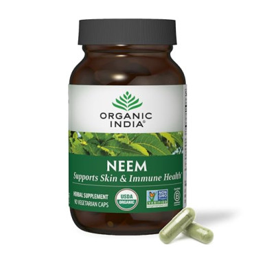 Organic India Neem Supports Skin and Immune Health - B003PGCU4A