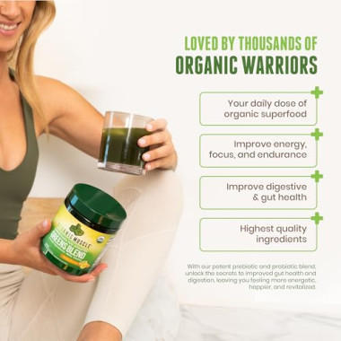 Organic Muscle Certified Organic Superfood Greens - B07MTM5T7P