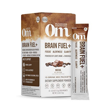 Organic Mushroom Nutrition Brain Fuel+ Powered by Lion's Mane + MCT - B07L3LLK52