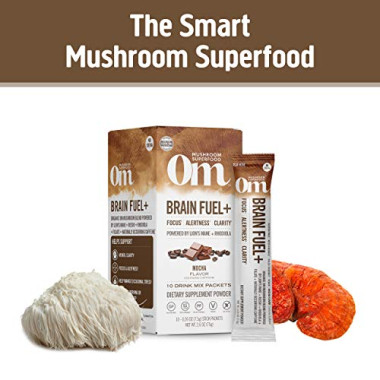 Organic Mushroom Nutrition Brain Fuel+ Powered by Lion's Mane + MCT - B07L3LLK52