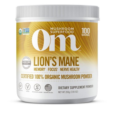 Organic Mushroom Nutrition Lion's Mane Mushroom Powder - B00N6544EO