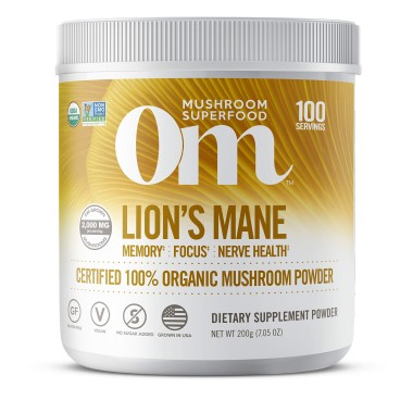 Organic Mushroom Nutrition Lion's Mane Mushroom Powder - B00N6544EO