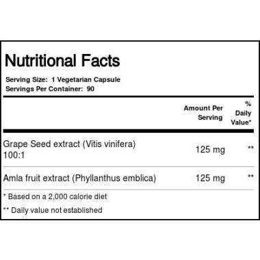 Paradise Herbs ActiVin Grape Seed Extract - B00B8Z2F90