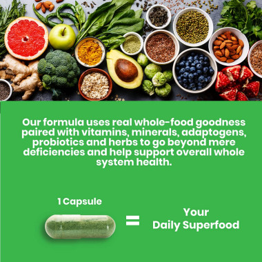 Paradise Herbs Earth's Blend One Daily Superfood Multivitamin With Iron - B00AN80XOC