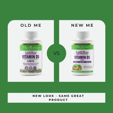 Paradise Herbs Earths Blend Vitamin D3 5000 IU - B0753G2TF9