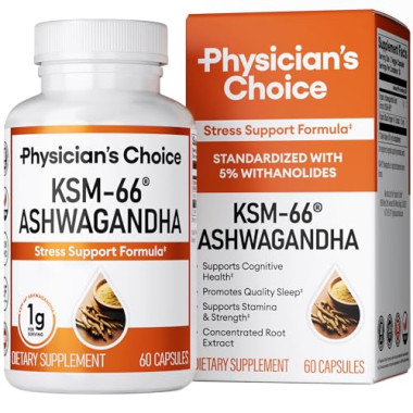 Physician's Choice KSM-66 Ashwagandha - B07S76M4D5