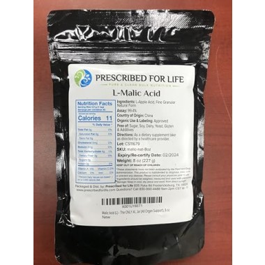 Prescribed For Life Malic Acid Vital Organ Support - B00I0WYR8Q