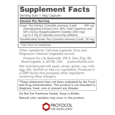 Protocol For Life Balance EGCG Green Tea Extract - B001KMYE9K