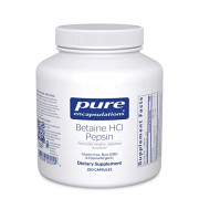 Pure Encapsulations Betaine HCl Pepsin - B0016XH512