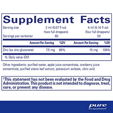 Pure Encapsulations Liquid Zinc - B0064PXQF6
