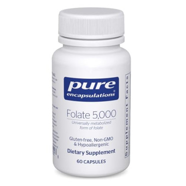 Pure Encapsulations Folate 5,000 Vitamin B9 - B06XPXZ3ZX