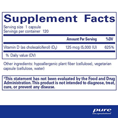 Pure Encapsulations Vitamin D3 - B0017Q948U