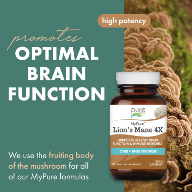 Pure Essence MyPure Lion's Mane 4X - B07FKWV4GY