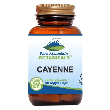 Pure Mountain Botanicals Organic Cayenne - B00UP8HVQI
