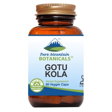 Pure Mountain Botanicals Organic Gotu Kola - B00UP8I4IM