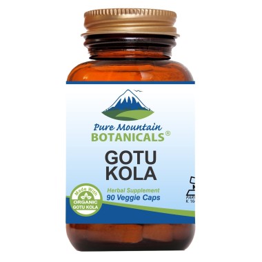 Pure Mountain Botanicals Organic Gotu Kola - B00UP8I4IM