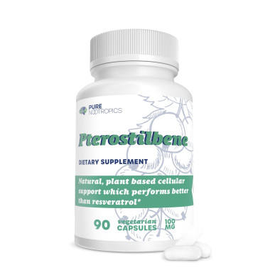 Pure Nootropics Pterostilbene Provides Antioxidant Support - B07VBNWV3C