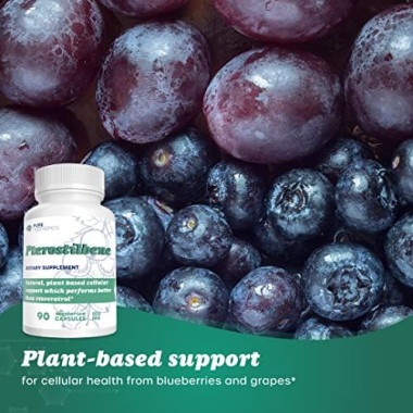 Pure Nootropics Pterostilbene Provides Antioxidant Support - B07VBNWV3C