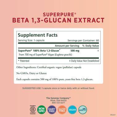 Pure Synergy SuperPure Beta Glucan - B01MQJ0750