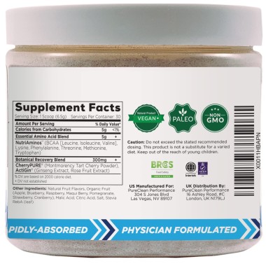 PureClean Performance Amino Acid Powder BCAA Blend Organic - B075TN26QW