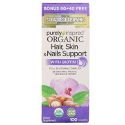 Purely Inspired Organic Hair Skin & Nails Support with Biotin - B07BDP21WH