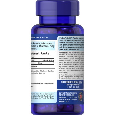 Puritan's Pride Premium Super Strength Melatonin - B004R66PVG
