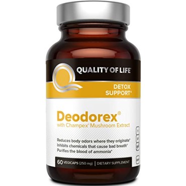 Quality of Life Labs Deodorex With Champex Mushroom Extract - B007BK03JK
