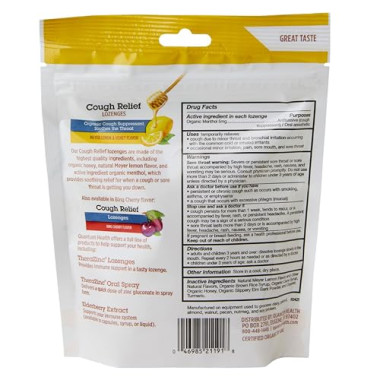 Quantum Relief Sore Throat & Cough Lozenges - B06XVYNZ5M