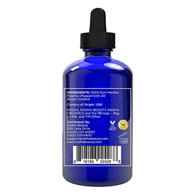 Radha Beauty Peppermint Oil 100% Pure & Natural - B01JRD7Y9U