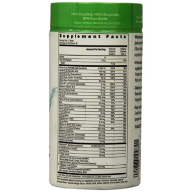 Rainbow Light Kid's One MultiStars Food-Based Multivitamin Fruit Punch - B00NMPNHSM