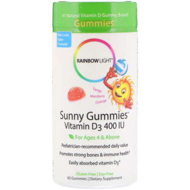 Rainbow Light Sunny Gummies Vitamin D3 Mandarin Orange - B001QUUGFC