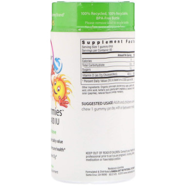 Rainbow Light Sunny Gummies Vitamin D3 Mandarin Orange - B001QUUGFC