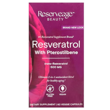 Reserveage Nutrition Resveratrol Pterostilbene - B007P79OT4