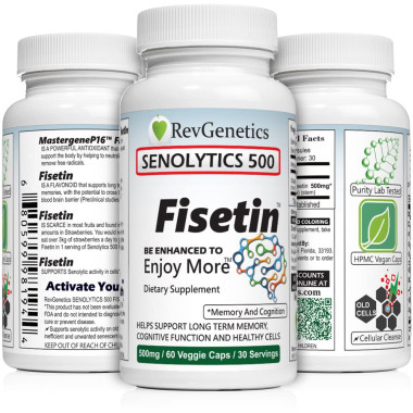 RevGenetic Fisetin Dietary Supplement - B07S18MRKC