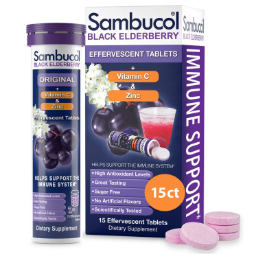 Sambucol Black Elderberry Effervescent Tablets - B017KQO2F0