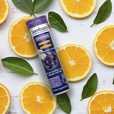 Sambucol Black Elderberry Effervescent Tablets - B017KQO2F0