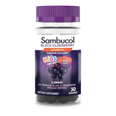 Sambucol Black Elderberry Kids Gummies - B07SM1XTFM