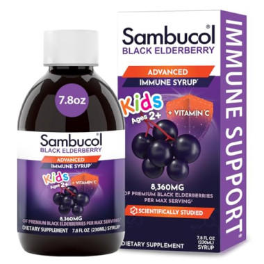 Sambucol Black Elderberry Syrup For Kids Berry Flavor - B00F8JUYB8