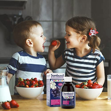 Sambucol Black Elderberry Syrup For Kids Berry Flavor - B00F8JUYB8