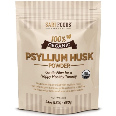Sari Foods Co Pure Organic Psyllium Husk - B078GLLDBH