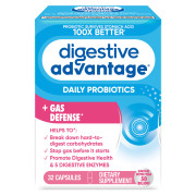 Schiff Digestive Advantage Fast Acting Enzymes + Daily Probiotic - B06XG5HGNX