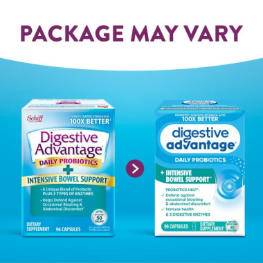 Schiff Digestive Advantage Intensive Bowel Support - B00MSYILAC
