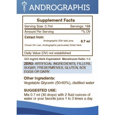 Secrets of the Tribe Andrographis Alcohol-free Liquid Extract - B071RQL4WC