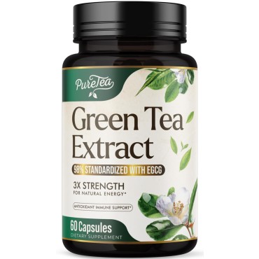 SilverOnyx Green Tea Extract 98% 1000mg with EGCG - B072WGGW2X