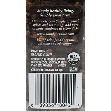 Simply Organic Whole Cloves - B00AJRKKI6