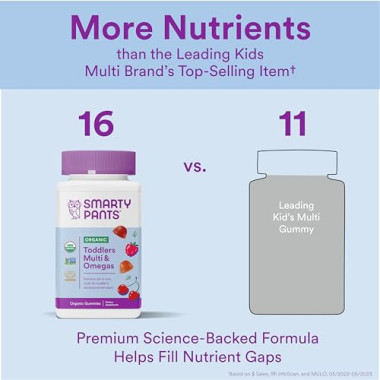 SmartyPants Organics Toddler Complete - B079YJF9TG