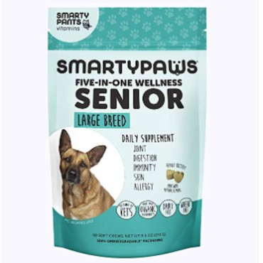 SmartyPants SmartyPaws Five-In-One Wellness Senior Large Breed - B07C2PXYX7