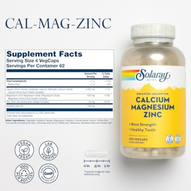 Solaray Calcium Magnesium Zinc - B00020I0JG