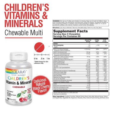 Solaray Children's Chewable Vitamins and Minerals Chewables - B00020I11S