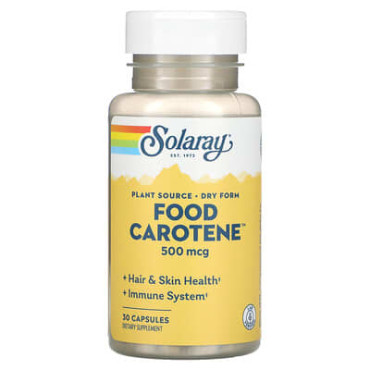 Solaray Food Carotene Natural Source - 